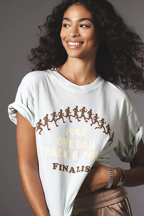 Back When Track Short-Sleeve Graphic Tee | Anthropologie (US)