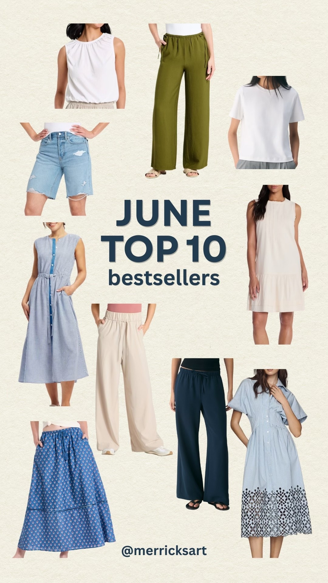 Top 10 best sellers in June!! 🩵

#LTKSeasonal