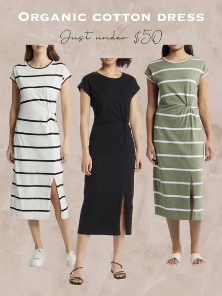 Twist Waist Organic Cotton Midi T-
Shirt Dress - Caslon brand at Nordstrom -  $49.50




Organic cotton dress, spring dress, casual dress, Nordstrom dress 

#LTKSeasonal #LTKtravel #LTKfindsunder50