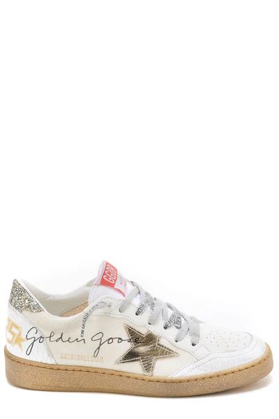 Golden Goose Deluxe Brand Ball Star Lace-Up Sneakers | Cettire Global