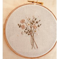 Daisy Bouquet Embroidery Kit Diy Floral Design | Etsy (US)