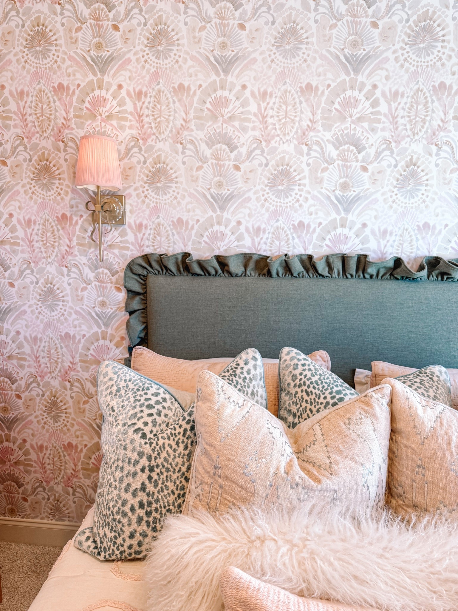 Home decor 
Interior decor 
Ruffle bed 
Ruffle headboard 
Home design 
Target home 

#LTKHome #LTKBaby