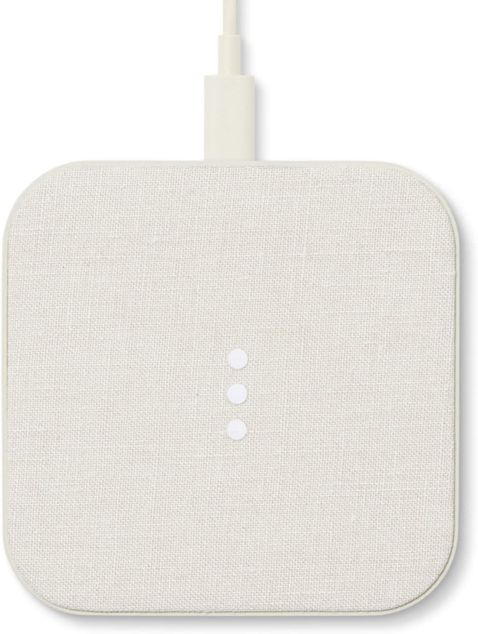 COURANT Catch:1 - Belgian Linen Wireless Charging Pad - Qi-Certified - Compatible with iPhone 16,... | Amazon (US)