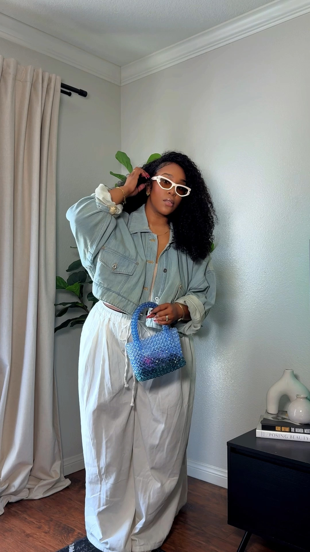 The cutest cropped denim jacket from @Anthropologie i LOVE!!! Wearing an L/XL

#LTKootd #LTKOver40 #LTKMidsize