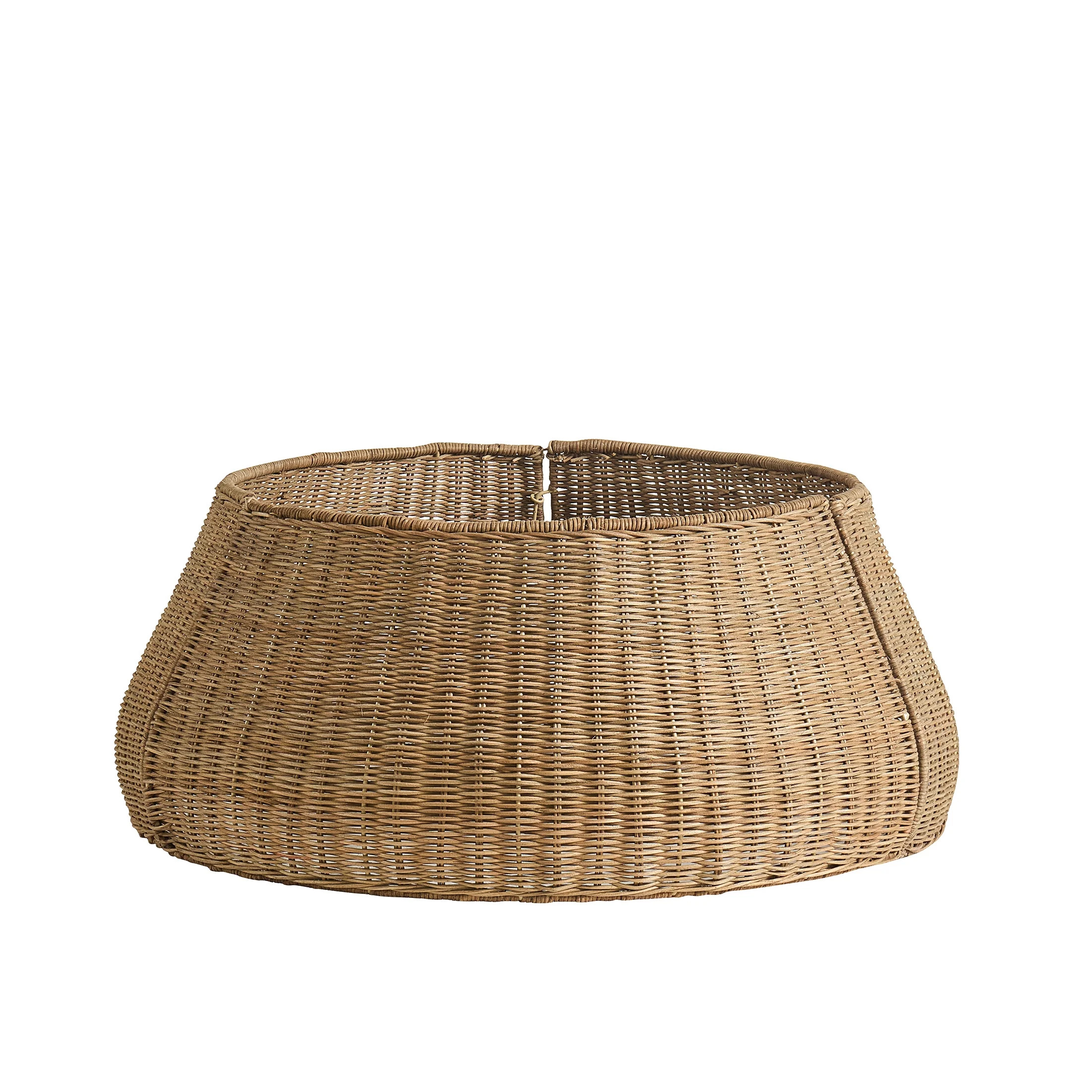 My Texas House Brown Bulbous Rattan Christmas Tree Collar, 27" x 11" - Walmart.com | Walmart (US)