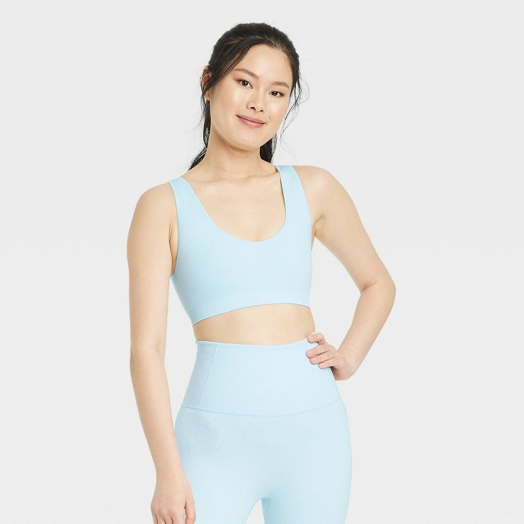 Women's Light Support Reversible Seamless Sports Bra - All in Motion™ | Target