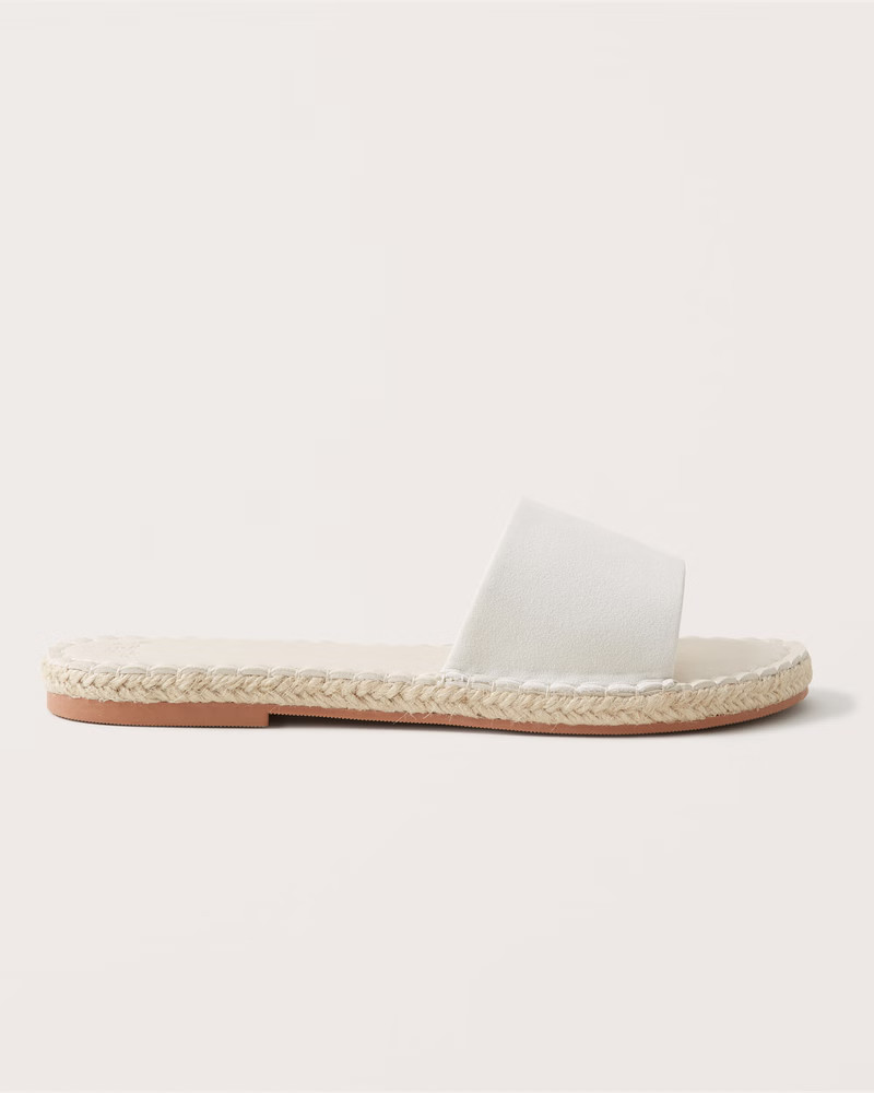 Espadrille Slide Sandals | Abercrombie & Fitch (US)