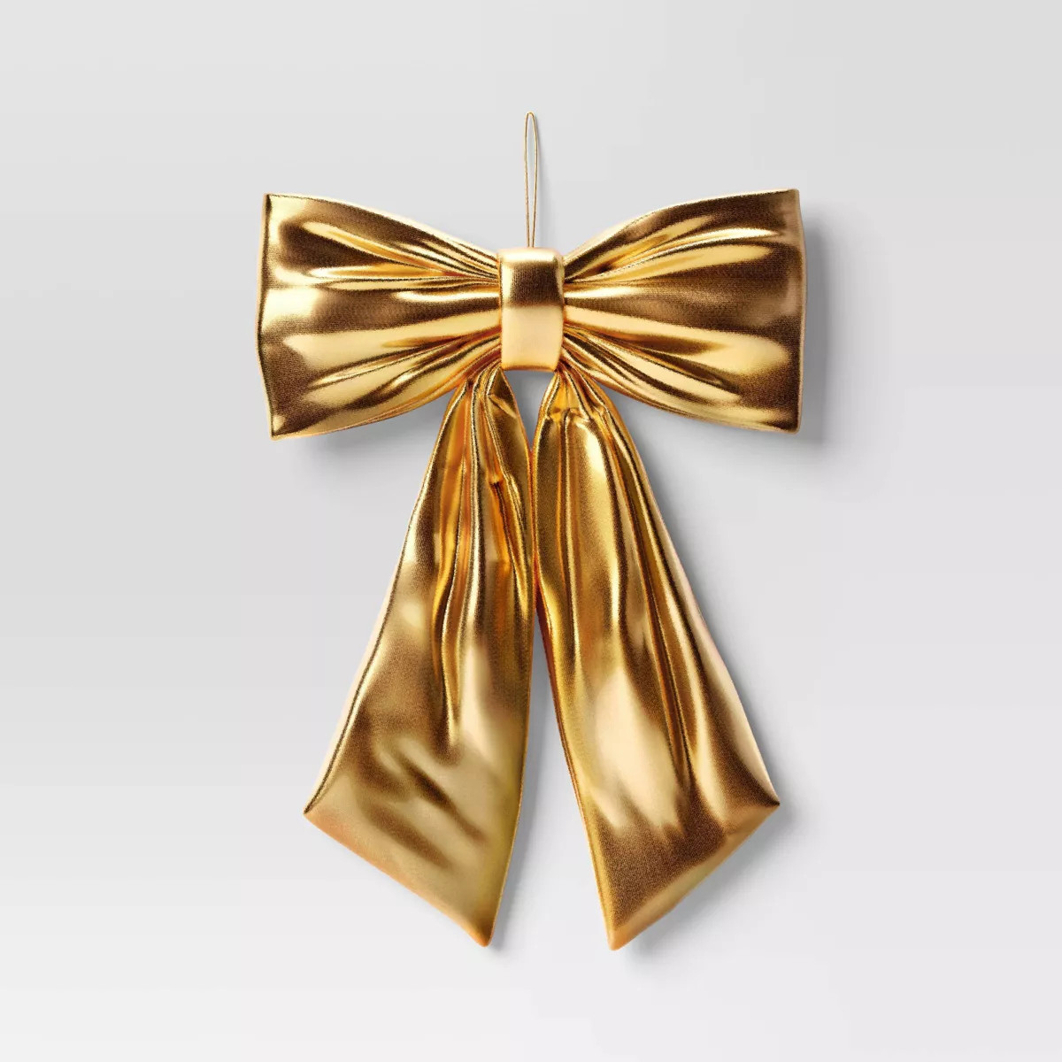 20" Christmas Metalic Bow Gold - Wondershop™ | Target