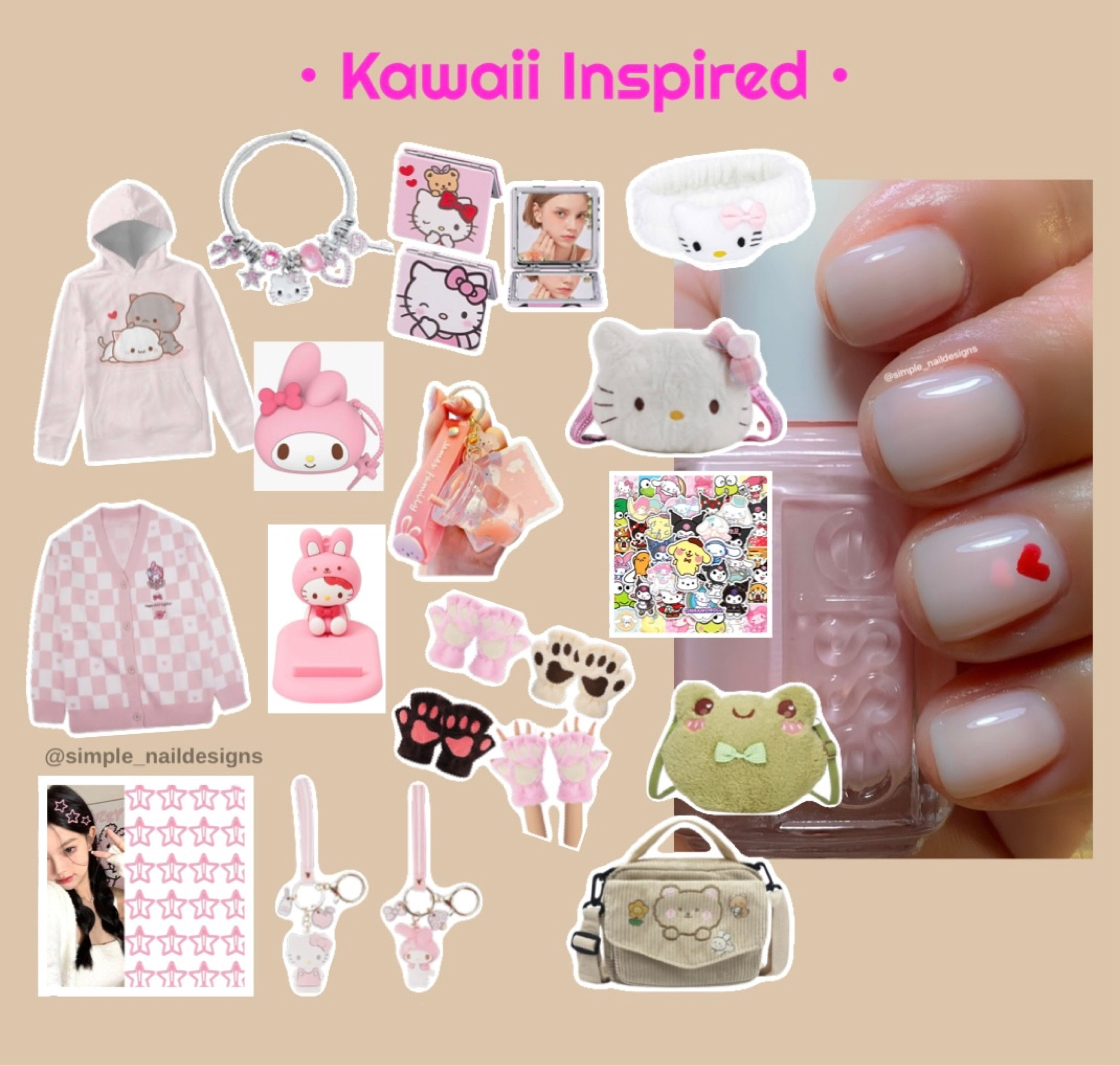 Kawaii Inspired | Amazon finds 
*polish linked is the base color on the nails from photo*

*Heart this post and be notified of price drops | then shop from your Favorites*

#kawaii #hellokitty #kids #girl #girlsgifts #kawaiigifts #nails #essienails #pink #pinknails 
#giftideas #gifts #amazon #amazonfinds #giftguide 
#LTKGiftGuide

#LTKkids #LTKbeauty #LTKstyletip