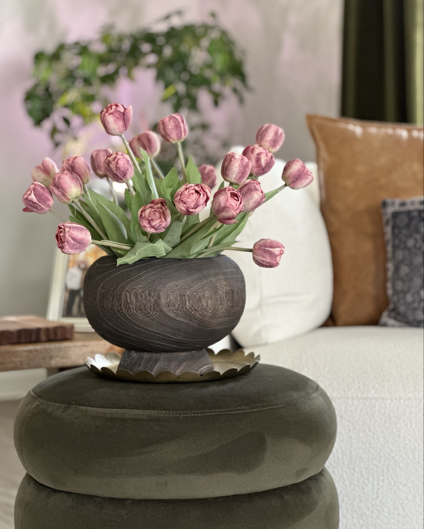 Soft, romantic, and effortlessly styled 🤍 This muted mauve tulip bundle is the easiest way to elevate your space with that perfectly “collected over time” look—no arranging skills required.

The soft tones + natural dried texture add instant depth, while the flexible stems let you shape it exactly how you want. Style it solo or layer it in for that designer finish ✨

Don’t wait—this is the piece your space has been missing. Tap to shop now before it’s gone 💐 

#LTKSeasonal #LTKmorningroutine #LTKHome