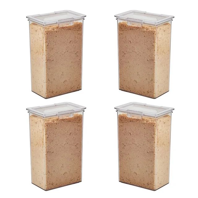 The Home Edit Large Canisters Food Storage Containers, Set of 4, Clear | Walmart (US)