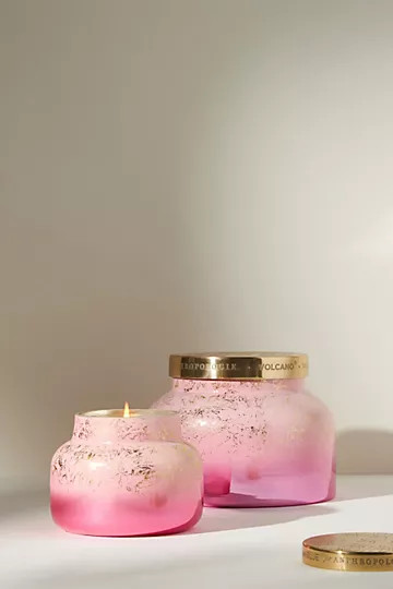 Capri Blue Giant Pink Shimmer Jar Candle | Anthropologie (US)