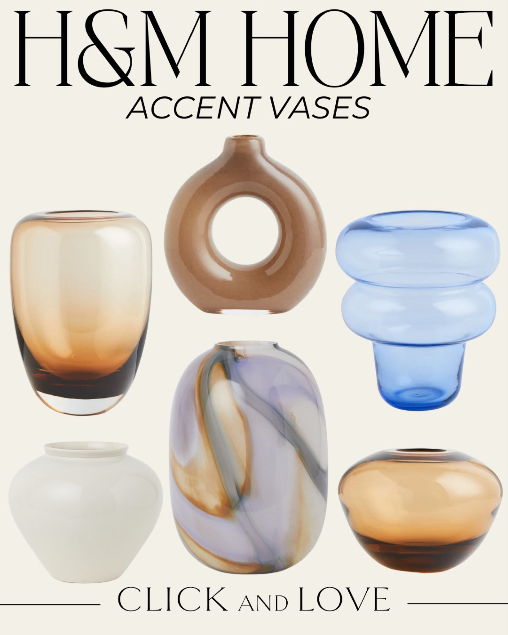 So many pretty vase finds from H&M Home!


Home accents, vases, glass vases, budget friendly, Home styling, living room, dining room, kitchen, bedroom, shelf styling, neutral decor, home accessories, home decor, home deals 

#LTKstyletip #LTKfamily #LTKhome