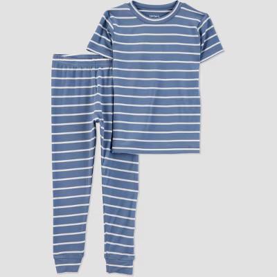 Carter's Just One You® Toddler Boys' 2pc Short Sleeve Comfy Soft Snug Fit Pajama Set | Target