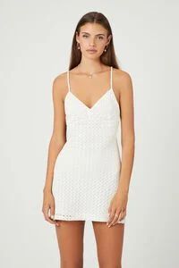 Chevron Open-Back Mini Dress | Forever 21 (US)