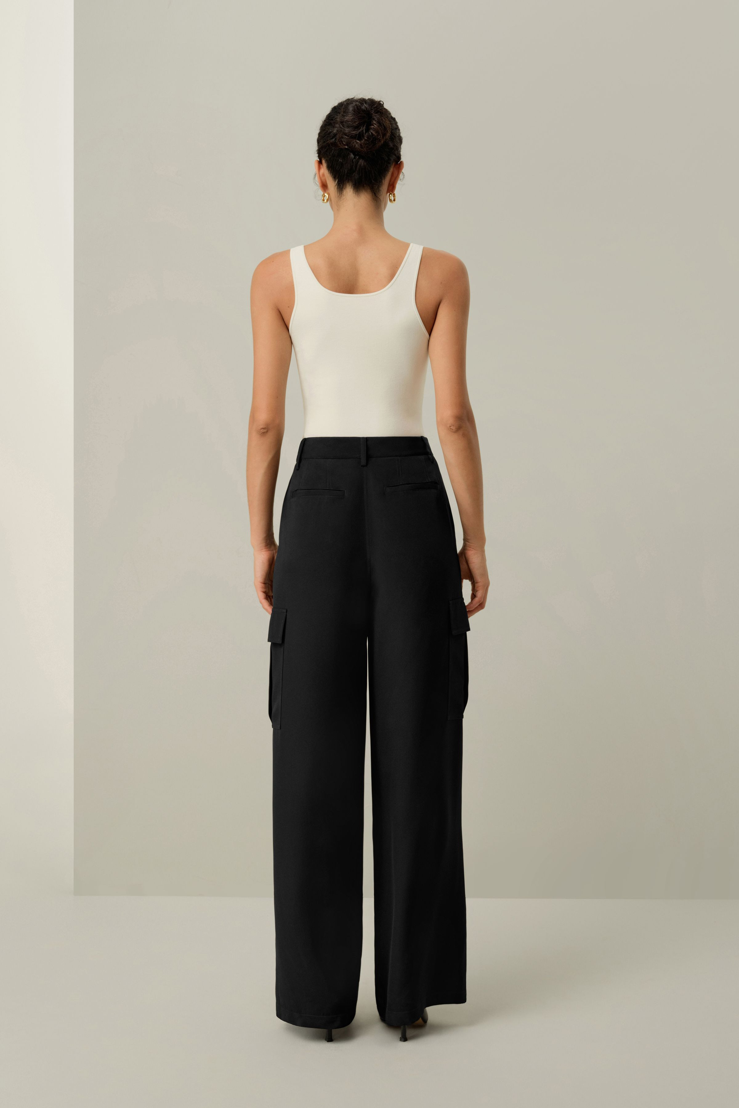 Milano Knit Silk Viscose Tank Top | LILYSILK