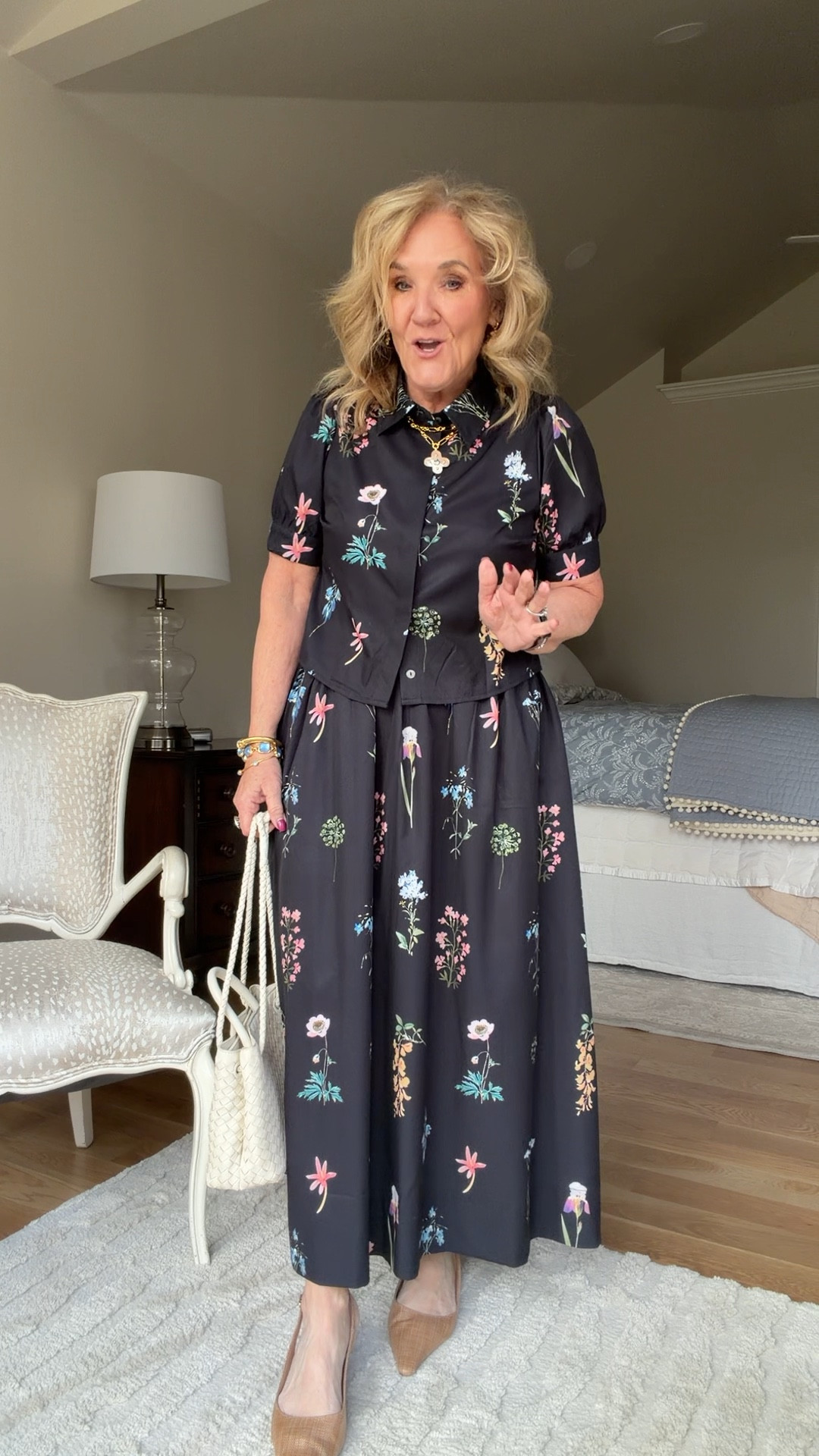 Wearing a size medium 
Amazon fashion spring dress shower dress Easter dress Laurel two-piece set

#LTKOver40 #LTKWedding #LTKSaleAlert