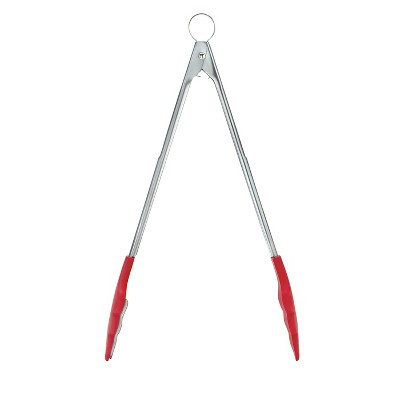 Cuisipro 12 Inch Tongs With Teeth, Red | Target