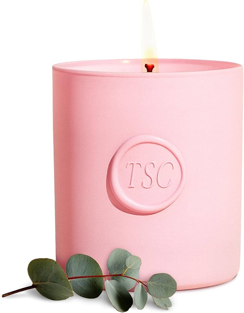 The Skinny Confidential Candle with Organic Eucalyptus Essential Oil - All-Natural Soy Wax Jar Ca... | Amazon (US)