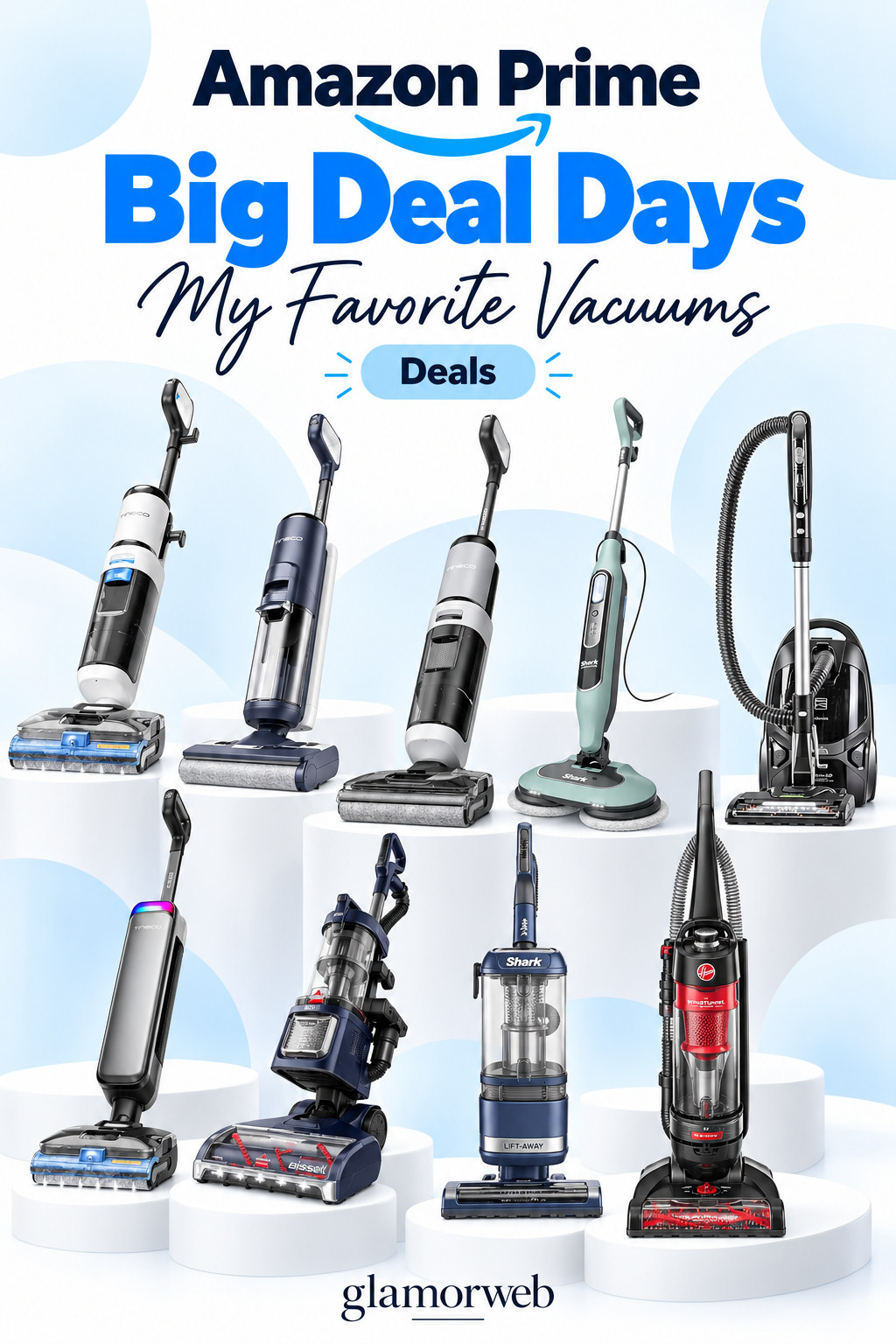 Amazon Prime Big Deal Days vacuum deals are seriously worth checking out if you’ve been wanting to upgrade your cleaning routine 🧹✨ I pulled together some of my favorite vacuum finds, from wet-dry floor cleaners and upright vacuums to steam mops and pet-friendly options. Perfect for quick everyday cleanups, deep cleaning days, and keeping busy homes feeling fresh. Definitely save these before the deals are gone! 🛒
#AmazonPrimeBigDealDays #AmazonVacuumDeals #VacuumDeals #AmazonHomeFinds #CleaningFinds #VacuumCleaner #WetDryVacuum #UprightVacuum #SteamMop #FloorCleaner #PetVacuum #CleaningEssentials #HomeCleaning #AmazonDeals #PrimeDeals #AmazonMustHaves #CleaningMustHaves #HomeFinds #VacuumFinds #PrimeDayDeals #Glamorweb 

 #LTKSeasonal #LTKHome #LTKSaleAlert