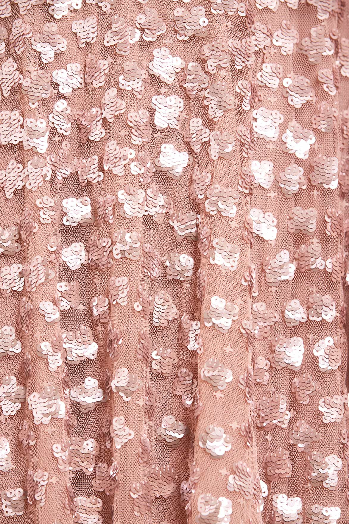 Glisten Long Sleeve Ankle Gown | Needle & Thread US