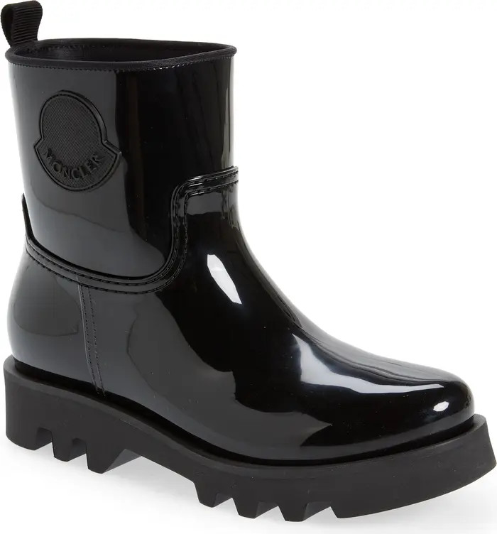 Moncler Ginette Logo Waterproof Rain Boot (Women) | Nordstrom | Nordstrom
