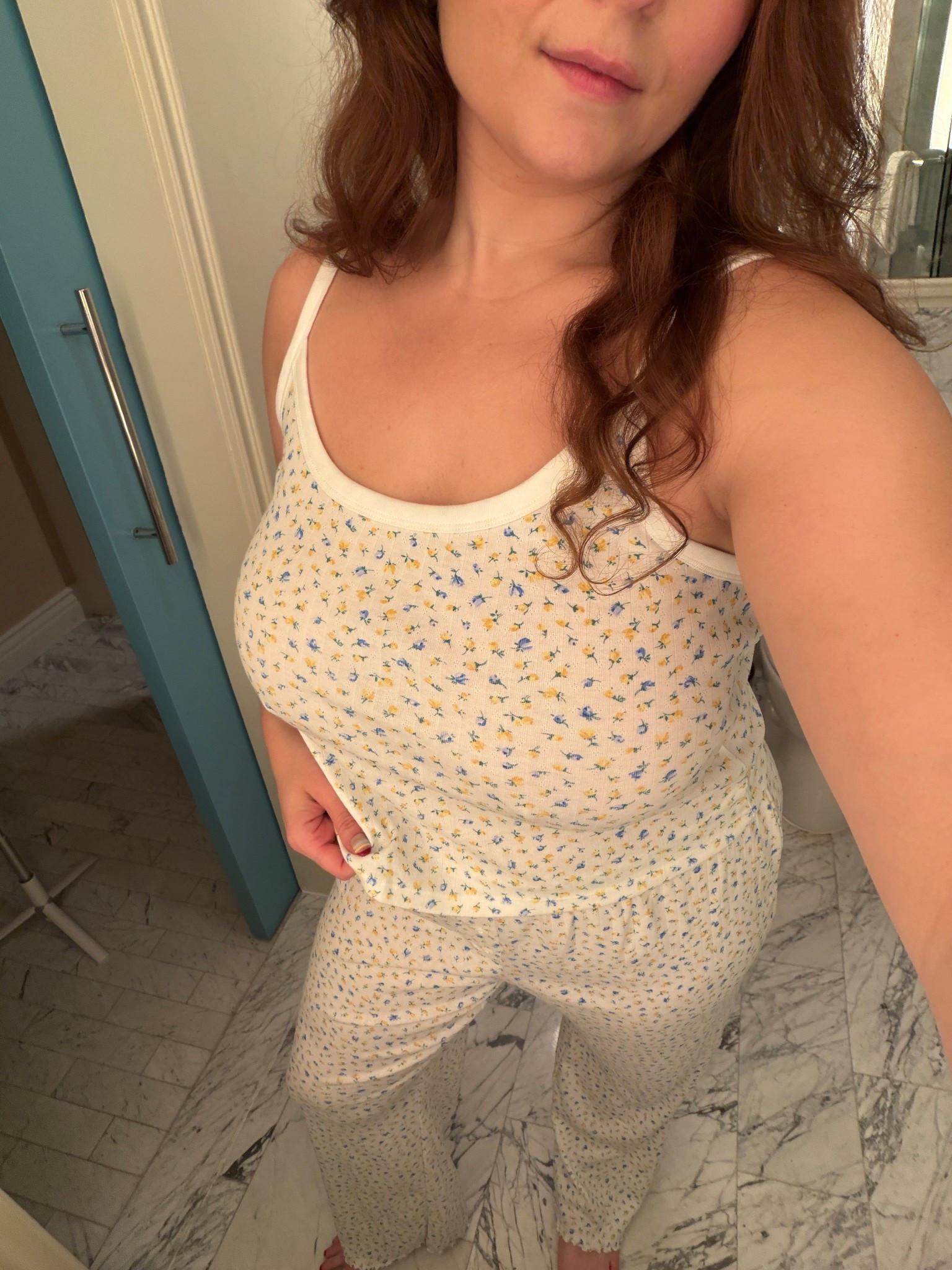 Pointelle floral pjs

#LTKMidsize #LTKgrwm #LTKSeasonal