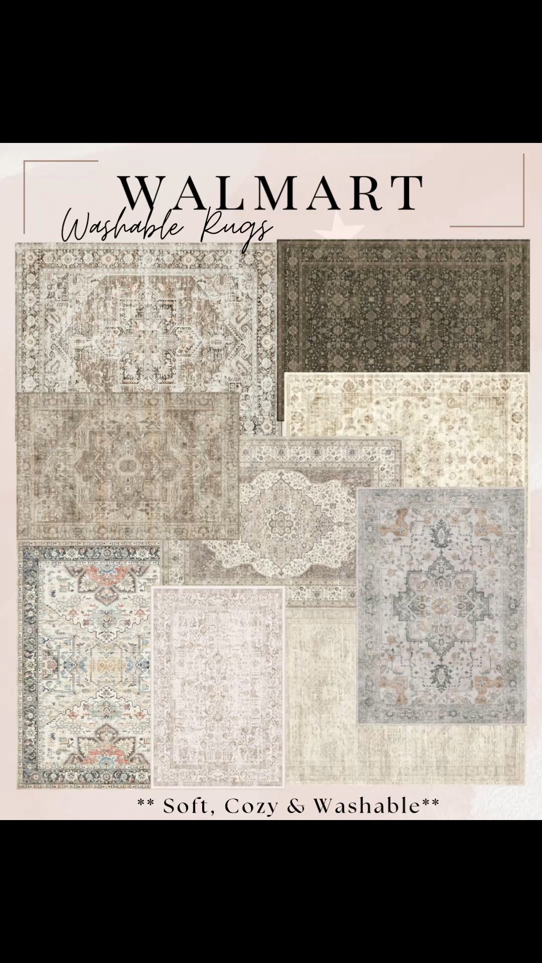 Washable rugs are a must for a busy home! 🏠 Walmart has some great options that are not only soft, but low pill, gripper backed, and that fit perfect in any space or style. 🛋️

They are always having amazing sales so make sure to like your favorite to get notified when they go on sale. 🤩

Ready to update your home? This is a great place to start! With that perfect rug to bring all the colors together, or even know where to start!👍🏼

Some rugs are currently on sale so grab them now! These are my favorite of the bestsellers!🤩

Great for bedroom, living rooms, dining room, entry, or hallway, or kitchen!🍽

The neutral tones are so beautiful🤎

Perfect reset for the holidays adding a pop of color to any space! 🧡

#LTKHome #LTKU #LTKSaleAlert