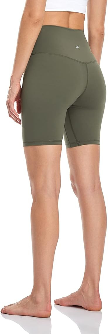 HeyNuts Hawthorn Athletic Women's High Waist Yoga Shorts Biker Shorts 6''/ 8''/ 10'' | Amazon (US)