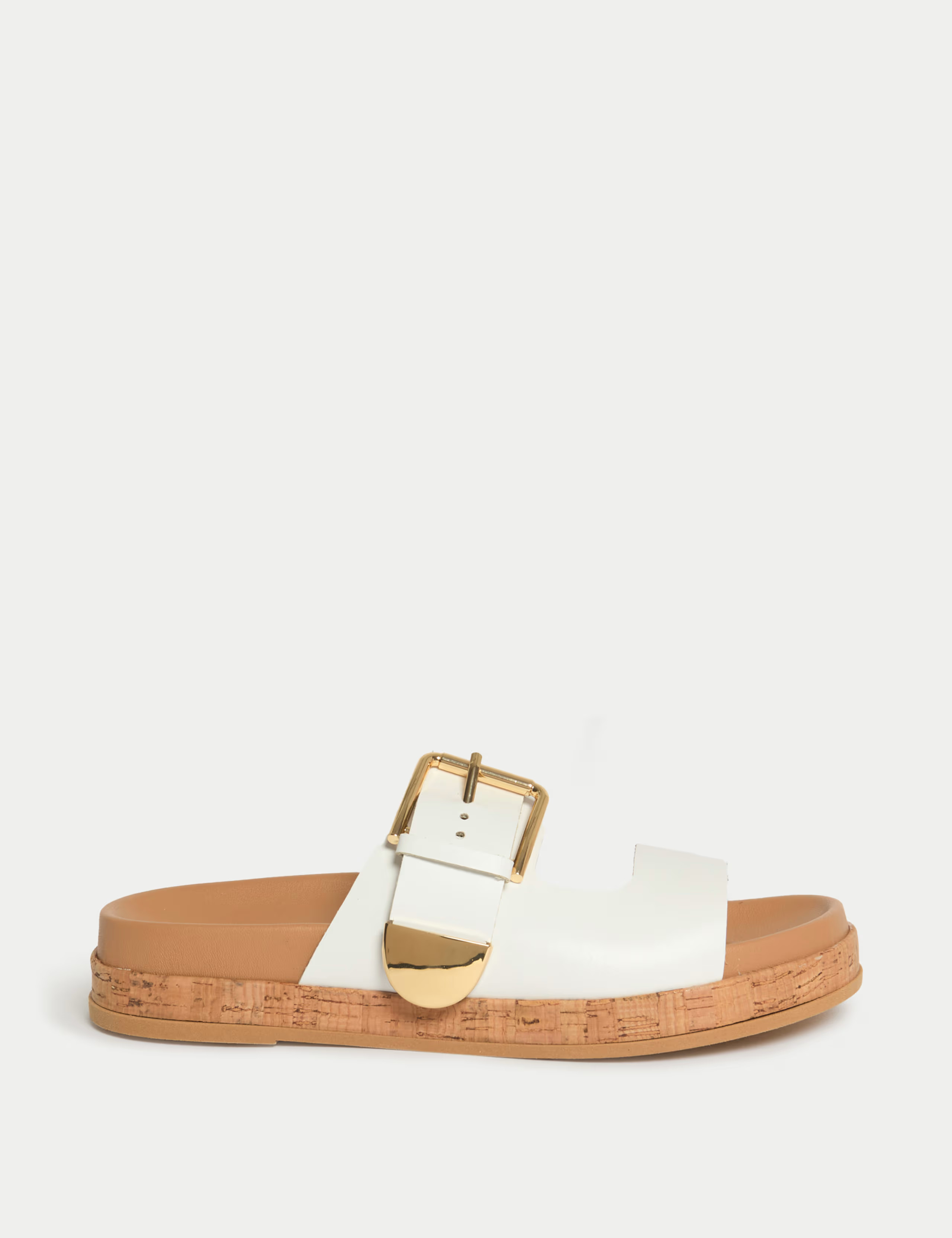 Leather Buckle Footbed Sandals | Marks & Spencer (UK)