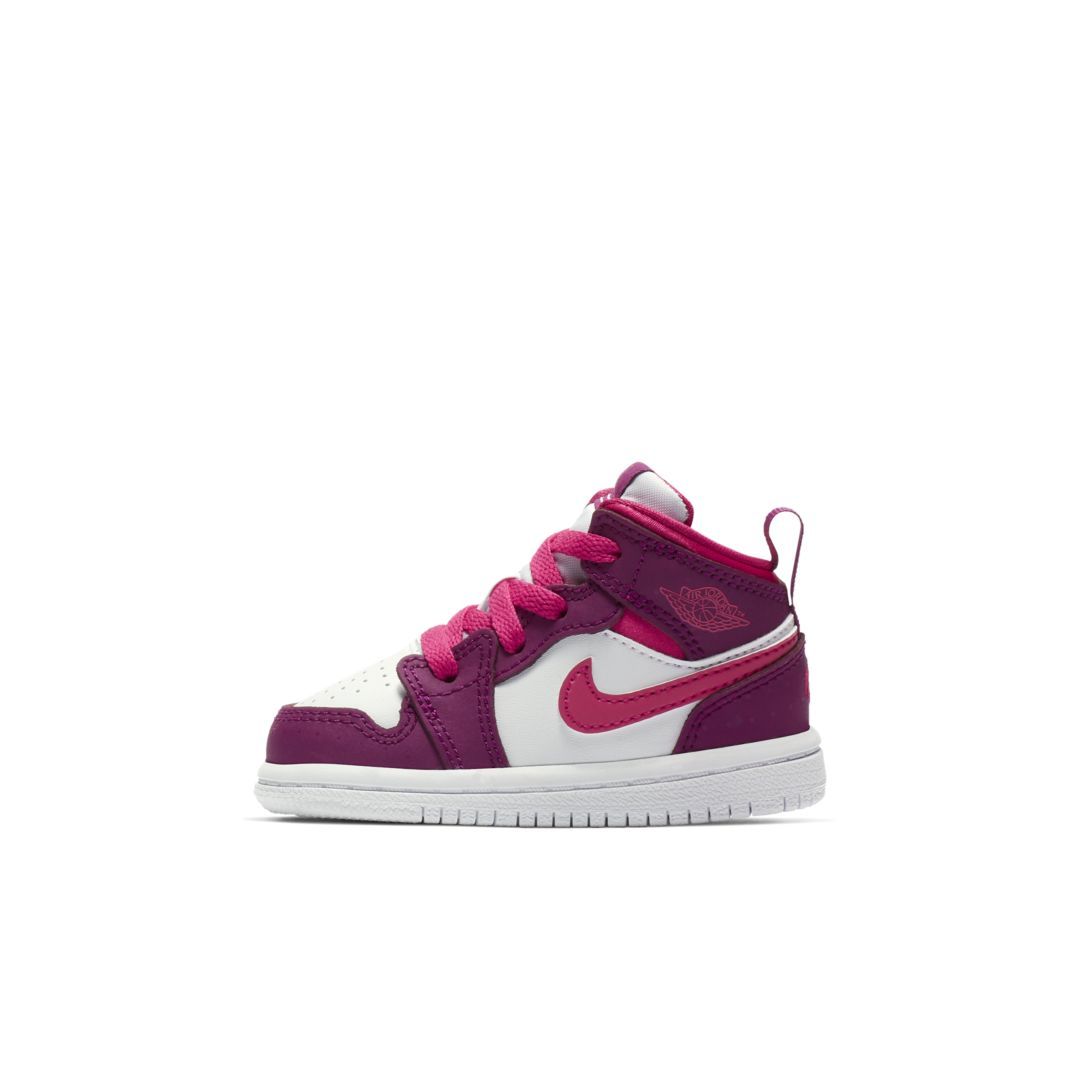 Air Jordan 1 Mid GT Infant/Toddler Shoe Size 10C (Purple/White) 644507-661 | Nike (US)