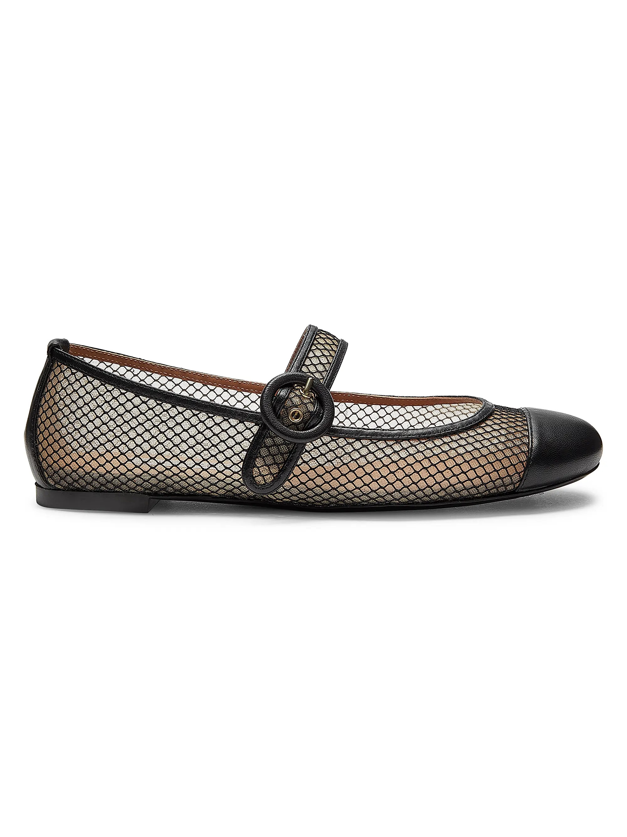 AquazzuraSolstice Mesh Ballet Flats | Saks Fifth Avenue