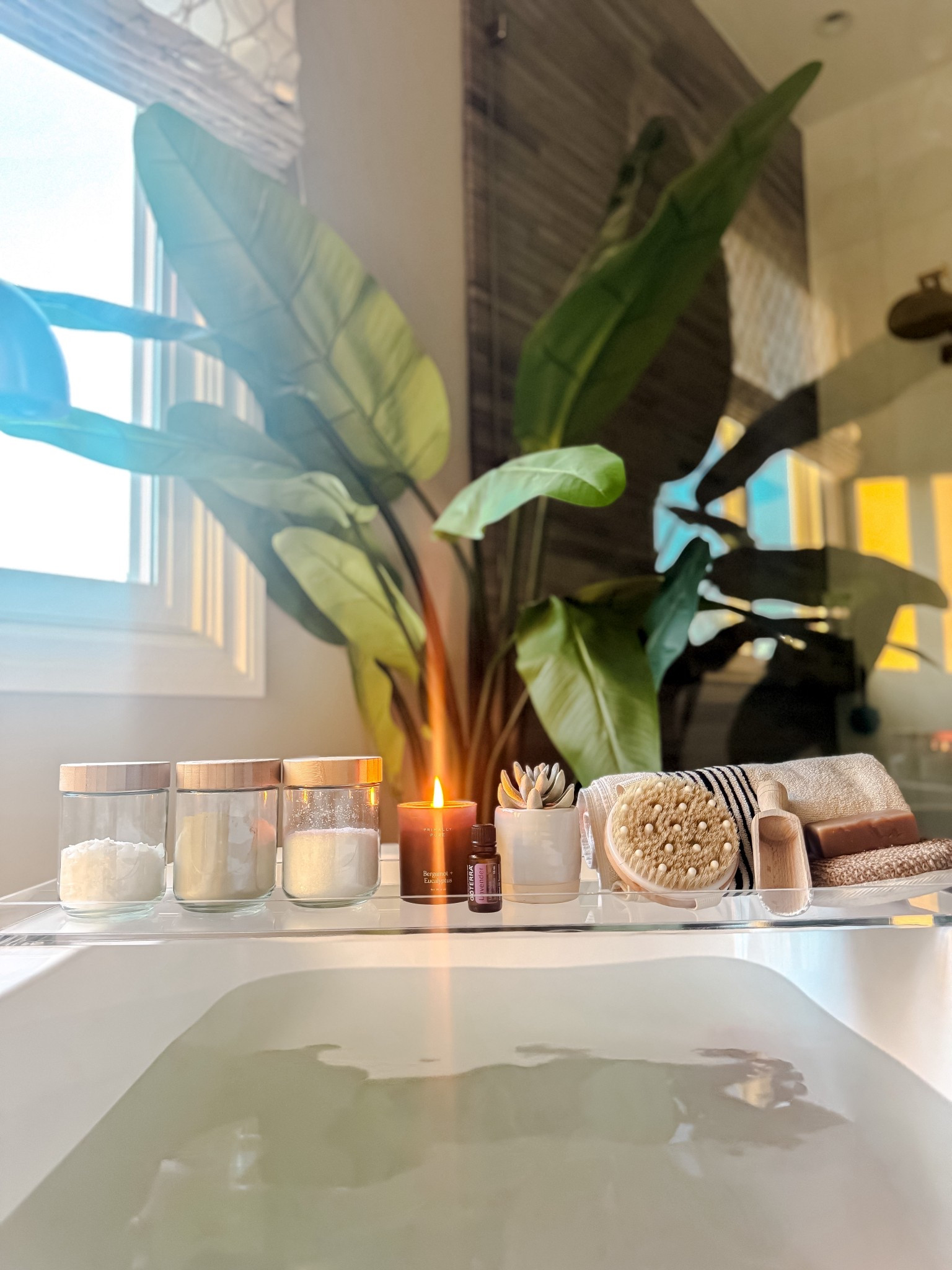 Ready to melt away the week’s stresses and environmental toxins? This detox bath is my absolute favorite way to reset, and I do it 3-4 times a week! It’s not just for adults; it’s also gentle enough for kids (just be sure to adjust essential oil amounts for little ones!)

Our bodies are constantly exposed to environmental toxins, and a good detox bath can help your system naturally release them, leaving you feeling refreshed, rejuvenated, and deeply relaxed.

Here’s my go-to recipe for a blissful soak:
🌿 DIY Detox Bath Recipe 🌿
 * 1-2 cups Magnesium Flakes: For muscle relaxation and magnesium absorption.
 * 1/2 cup Bentonite Clay: Known for its ability to draw out toxins.
 * 1 cup Epsom Salts: Classic for soothing muscles and promoting detoxification.
 * 1/2 cup Baking Soda: Helps neutralize chemicals and leaves skin feeling soft.
 * 10-15 drops Lavender Essential Oil: For calming the mind and body (reduce to 2-3 drops for kids).

How to Enjoy:

✨Don't forget to dry brush first! This helps exfoliate your skin, open up pores, and allows your body to better absorb all the beneficial salts and clays from the bath.
✨Add all ingredients to warm bathwater as it fills. Swirl to dissolve.
✨Light a non-toxic candle- my favorite is @primallypure
✨Step in and soak for a minimum of 30 minutes. Let the magic happen!
✨Relax, breathe deeply, and feel your worries melt away.

Why I love it:
This bath helps support your body’s natural detoxification pathways, eases muscle tension, and promotes a sense of profound calm.

#DetoxBath #SelfCare #ToxinFreeLiving #NaturalWellness #EpsomSaltBath #MagnesiumFlakes #BentoniteClay #BakingSoda #LavenderEssentialOil #Relaxation #HolisticHealth #MomLife #KidsSafe #WellnessJourney #CleanLiving

#LTKFindsUnder50 #LTKBeauty #LTKKids