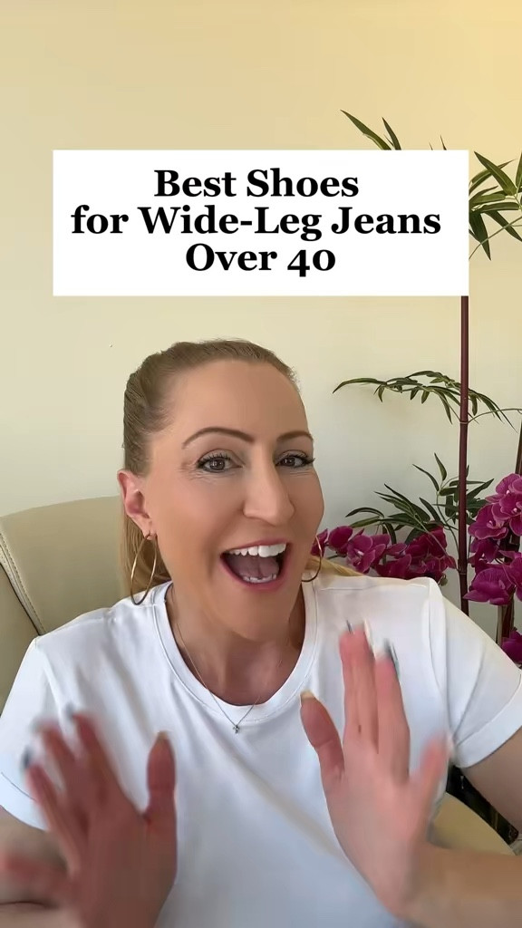 Wide-Leg Jeans Shoes That Actually Flatter (Over 40 Outfit Formula)

These are the exact shoe styles that make wide-leg jeans look longer, cleaner, and more polished—no bulk, no frumpy silhouettes.
From sleek sneakers to pointed flats and refined heels, these are my go-to picks for creating an elevated, modern outfit over 40.

#LTKgrwm #LTKSeasonal #LTKOver40