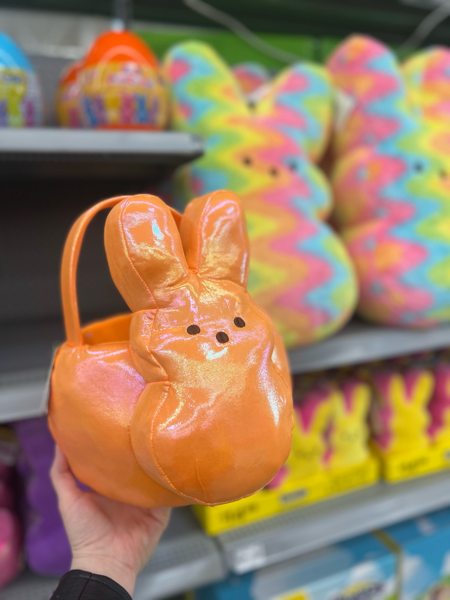 Easter peeps basket! 11IN PEEPS BALLOON BASKET ORANGE