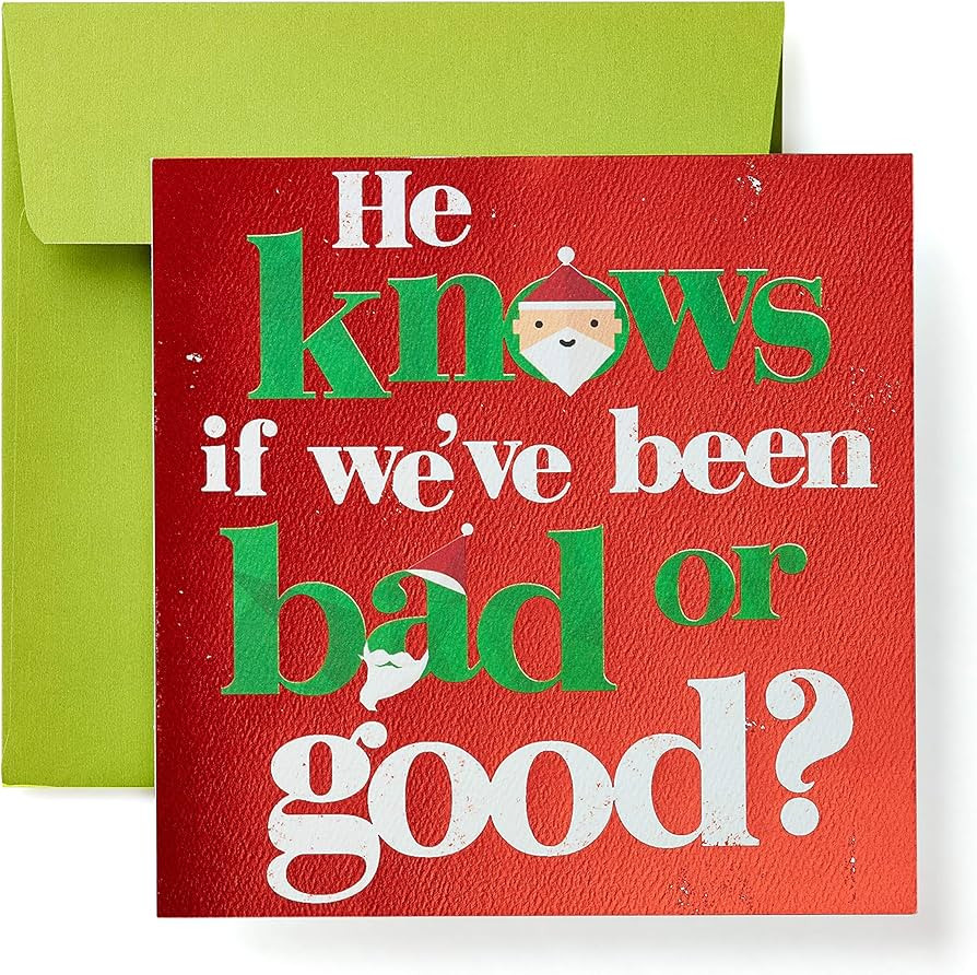 American Greetings Funny Christmas Card (We Are So Screwed) | Amazon (US)