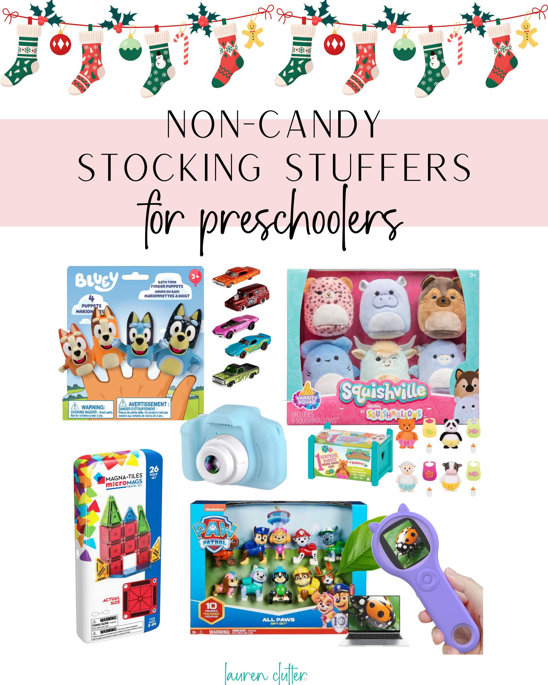 This holiday season, skip the sweets and fill your preschooler’s stocking with non-candy treasures that will spark their imagination and bring big smiles! 🎄✨ From fun little gadgets to educational surprises, there are so many thoughtful and creative ways to celebrate without the sugar. These stocking stuffers are perfect for curious minds and busy little hands, providing hours of entertainment and making the holidays even more special. 🌟 Let’s make memories that are sweet in every way but one! 

 

#LTKGiftGuide #LTKHoliday #LTKKids