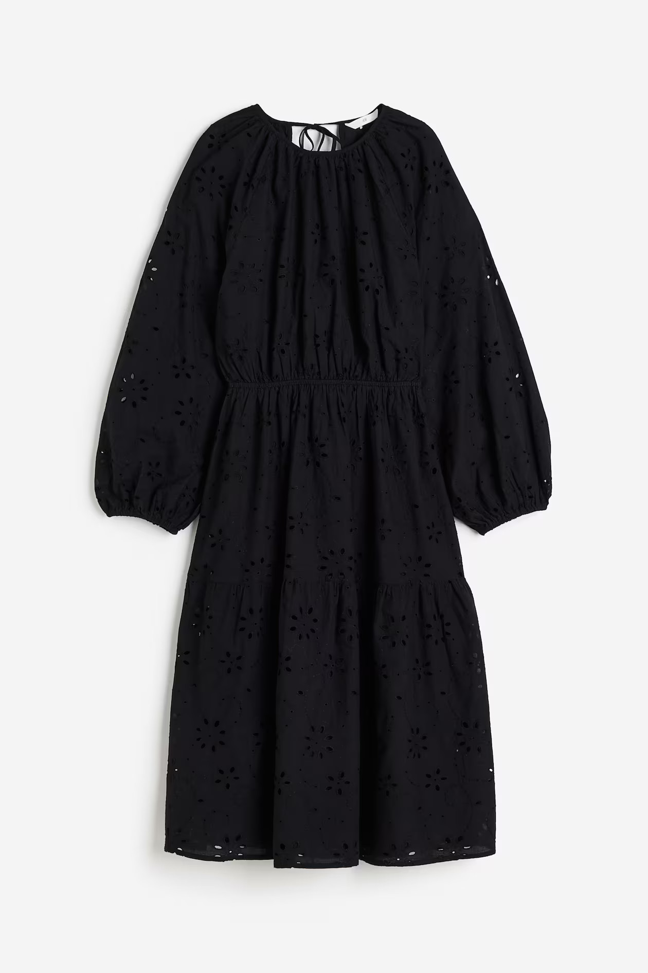Jurk met broderie anglaise | H&M (DE, AT, CH, NL, FI)