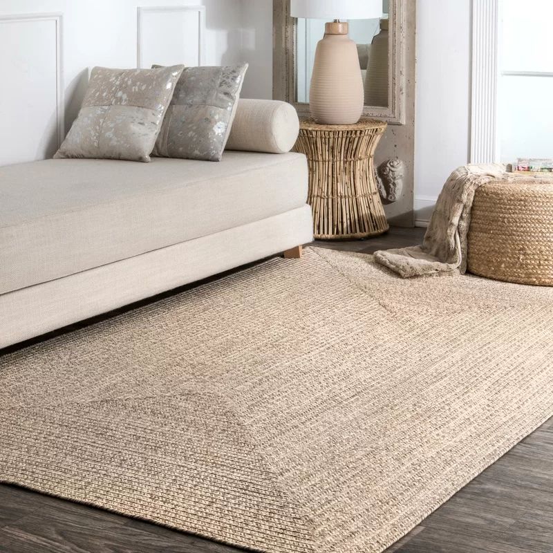 Owensby Handmade Braided Indoor / Outdoor Area Rug in Tan | Wayfair North America