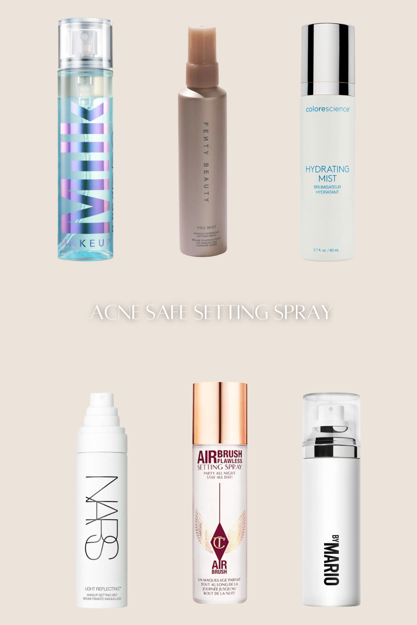 Acne Safe makeup the series: Setting Spray!! 

 #LTKGiftGuide #LTKSaleAlert #LTKBeauty