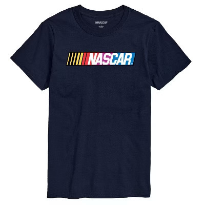 Men's NASCAR 1976 Logo Short Sleeve Graphic T-Shirt - Navy - Large | Target