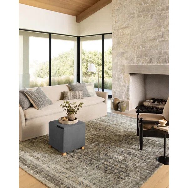 Amber Lewis x Loloi Morgan Navy / Sand Area Rug | Wayfair North America