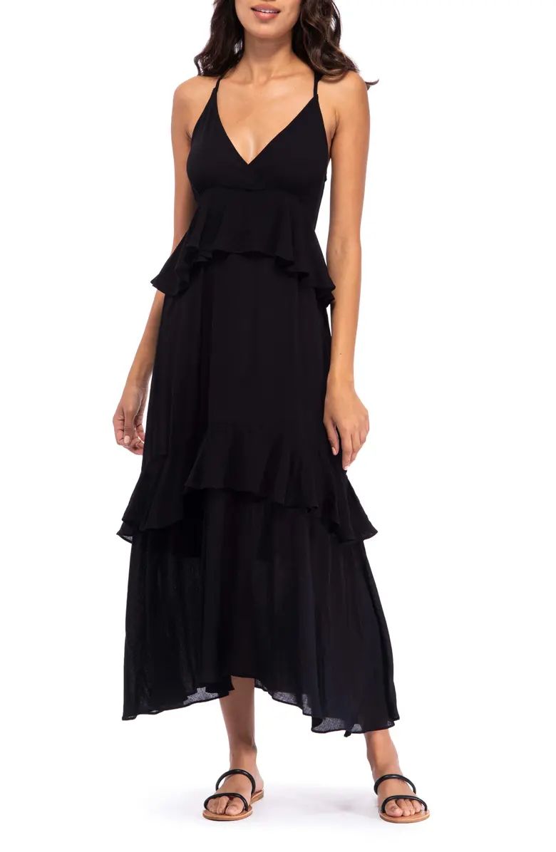 Ruffle Tier Woven Maxi Dress | Nordstrom Rack