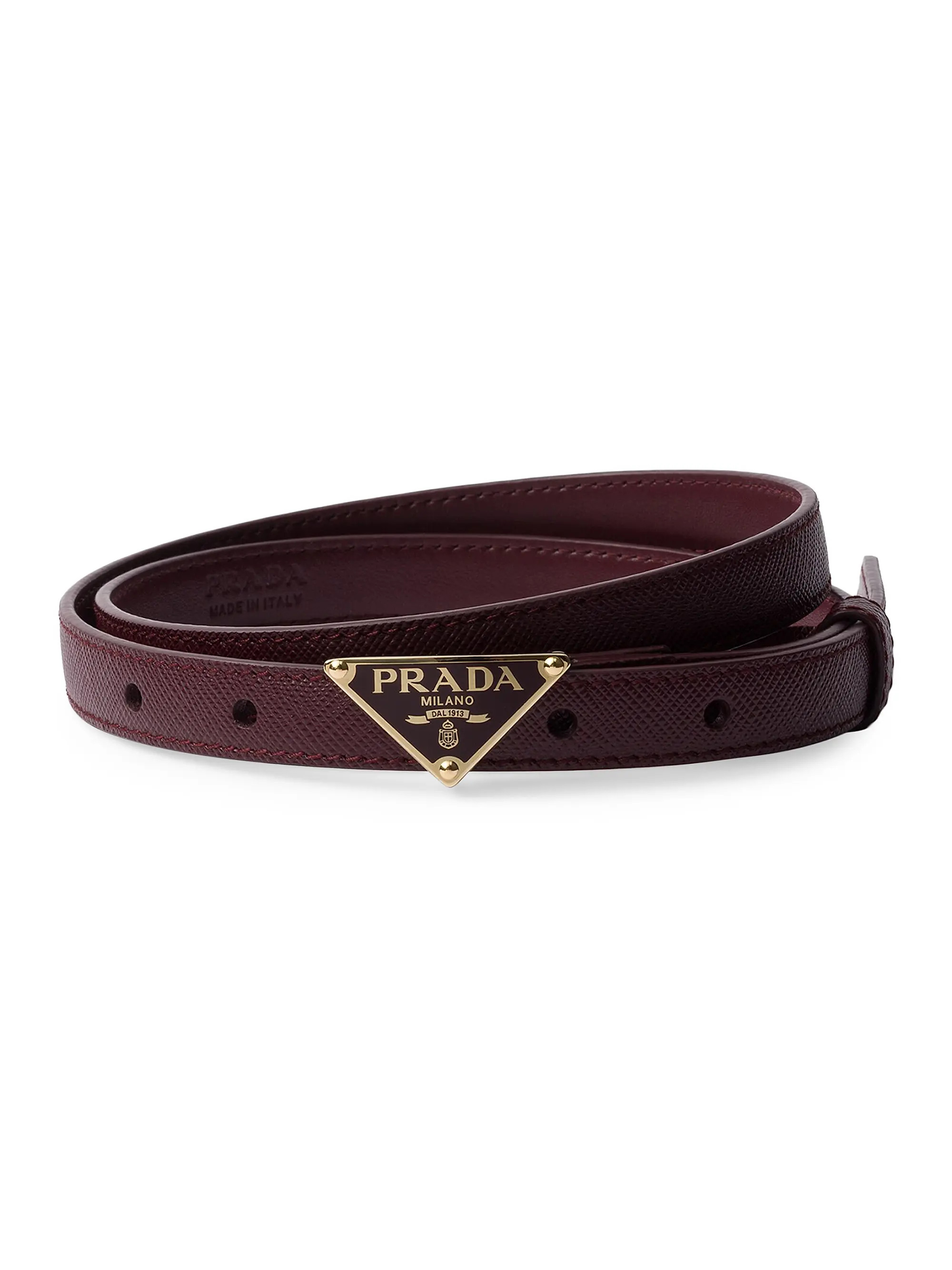 Saffiano Leather Belt | Saks Fifth Avenue