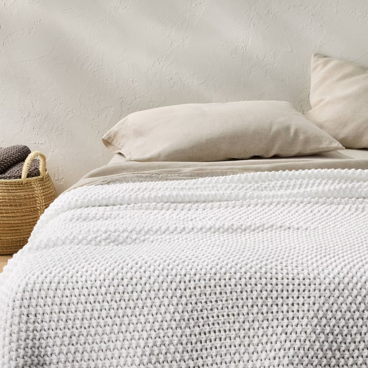 Chunky Knit Bed Blanket - Casaluna™ | Target