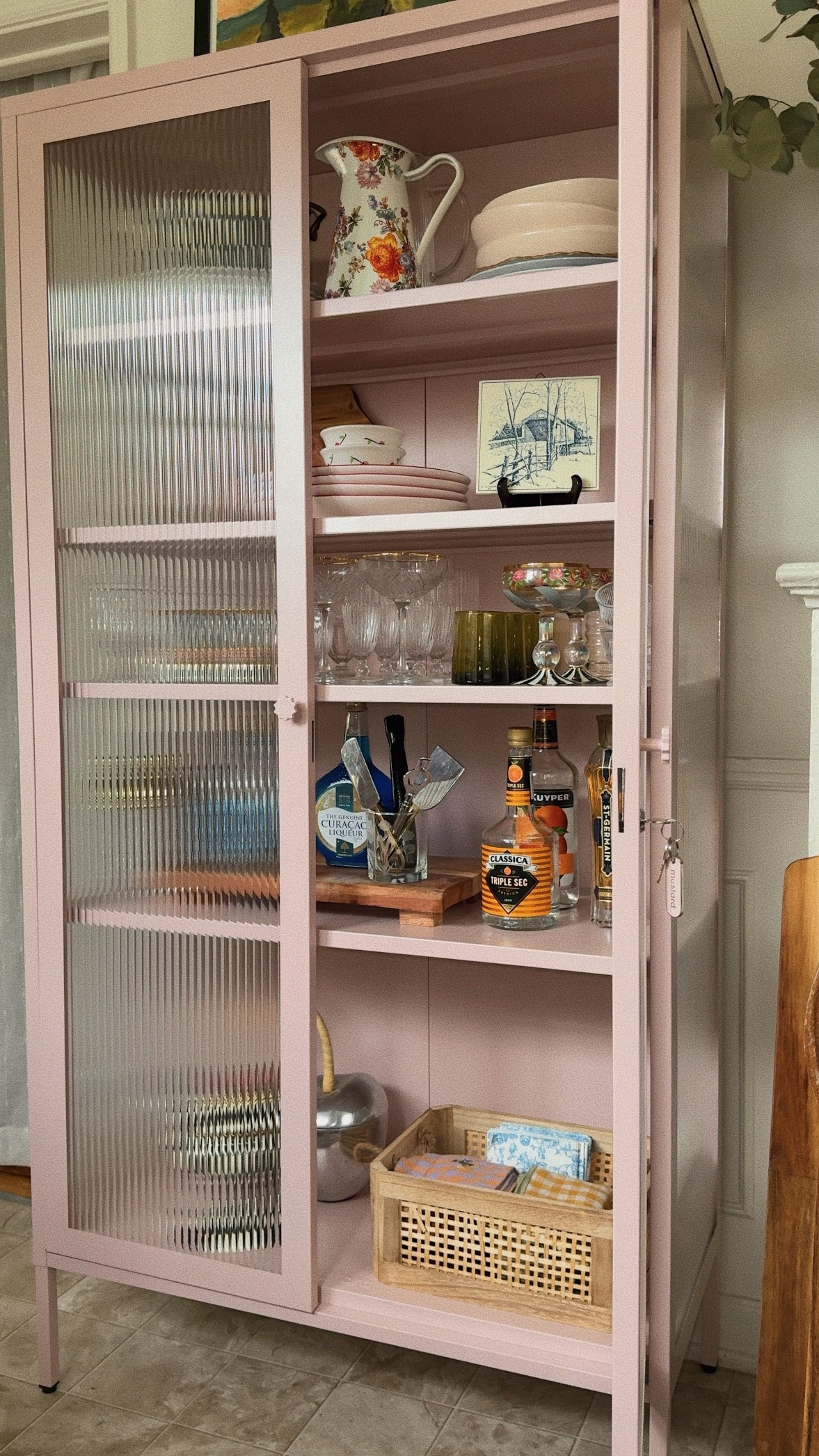 things bringing me joy currently: this pink cabinet for extra kitchen storage and all the cutie glassware and bar accessories 

#LTKHome #LTKSaleAlert #LTKWatchNow
