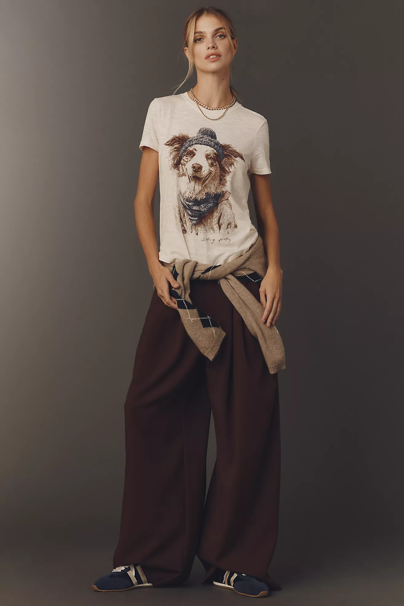 The Bennie Short-Sleeve Animal Icon Tee by Pilcro | Anthropologie (US)