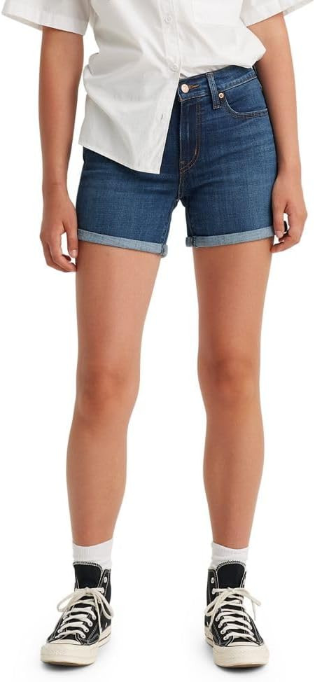 Levi's Women's Mid Length Shorts | Amazon (US)