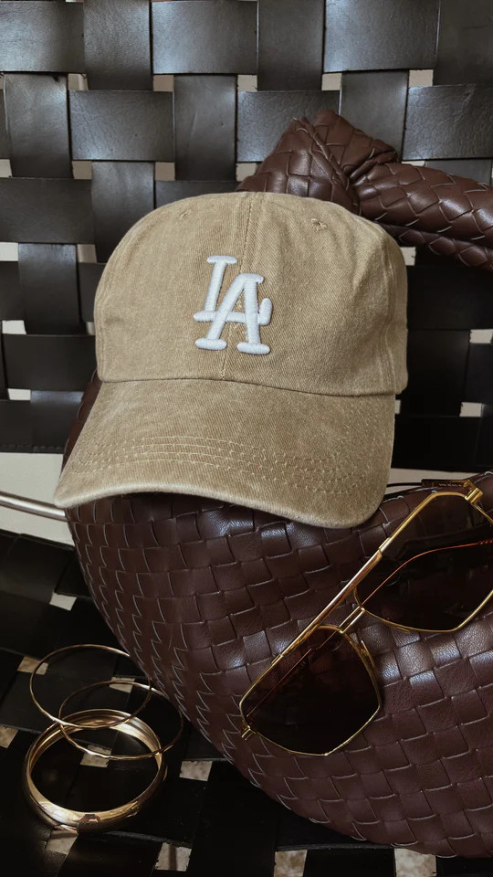 Miss Lola | City Dreams Nude Denim Hat | MISS LOLA