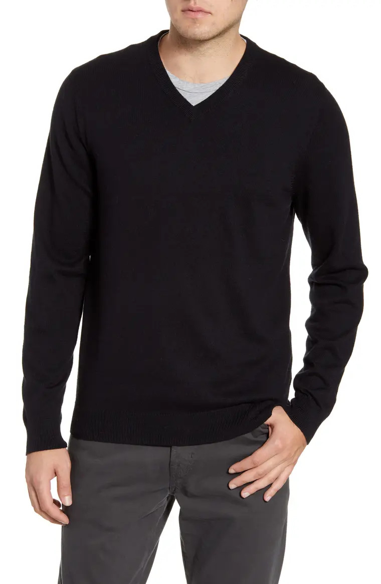 Cotton & Cashmere V-Neck Sweater | Nordstrom